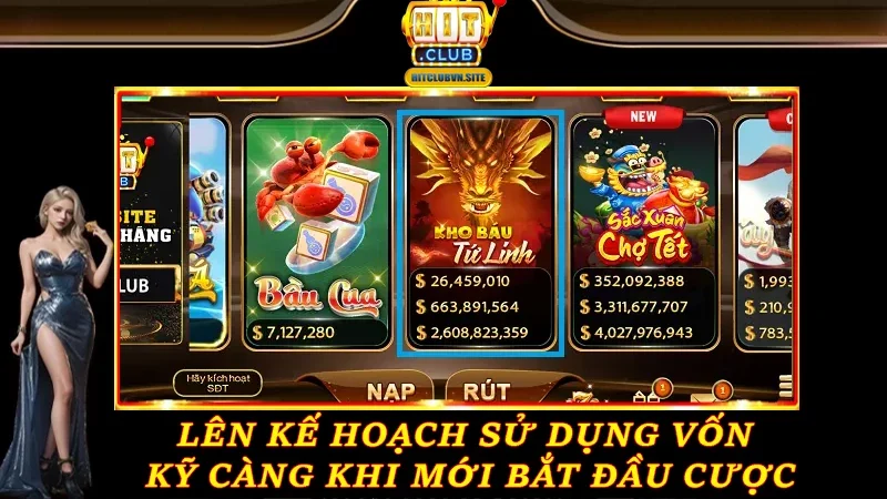 Lên kế hoạch sử dụng vốn kỹ càng khi mới bắt đầu cược